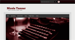 Desktop Screenshot of nicoletanner.com