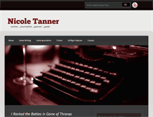 Tablet Screenshot of nicoletanner.com